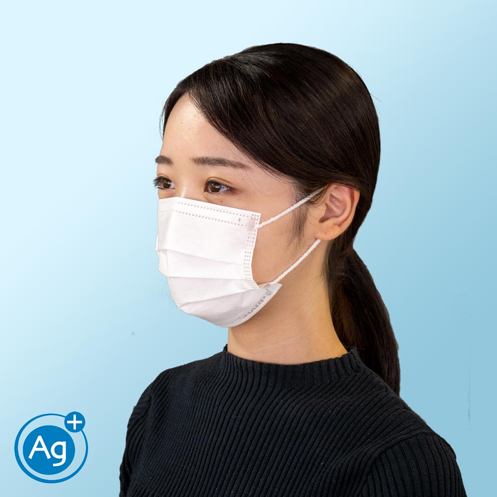 不織布マスク（抗菌タイプ） 小さめサイズ