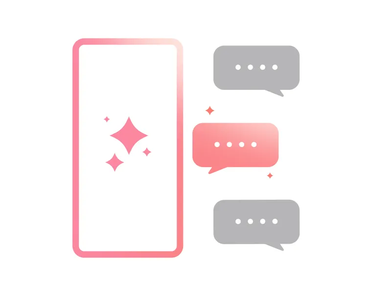 自然な言葉で、<br />いつでも質問できる