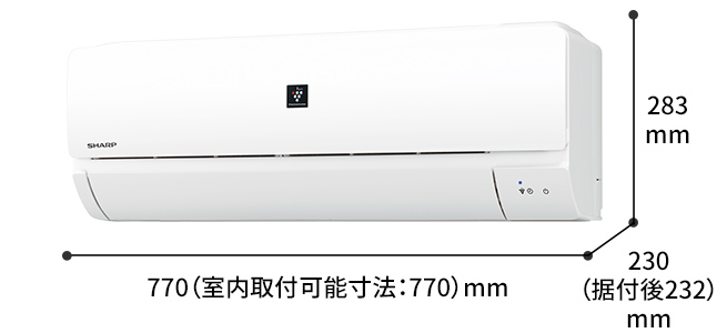 M△シャープ エアコン 2.2kw AY-L22N (32669)年式