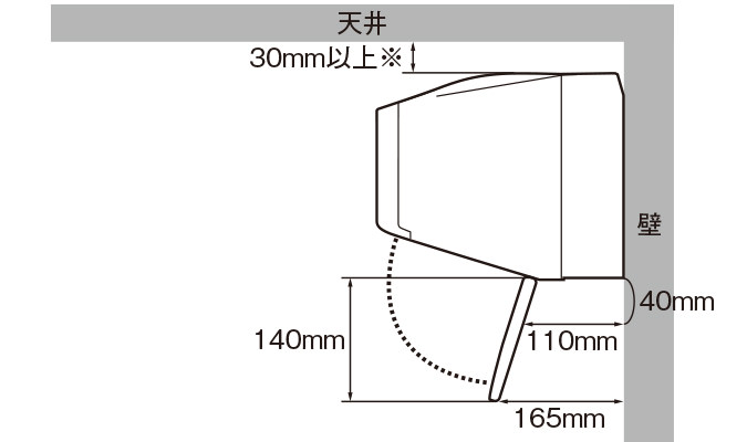 室内機設置条件図