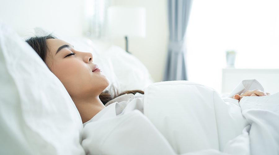 すこやかシャワー気流で就寝のイメージ