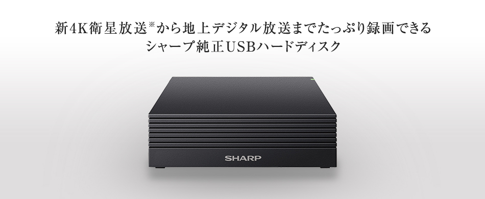 USBハードディスク 4K HDD 4R-C40B1｜薄型テレビ／液晶テレビ
