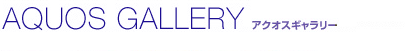 AQUOS GALLERY �A�N�I�X�M�������[