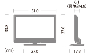 LC-20E90｜製品仕様｜薄型テレビ／液晶テレビ｜アクオス：シャープ