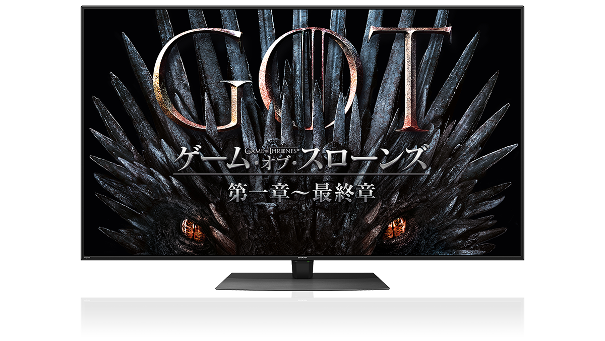 充実のネット動画コンテンツ テレビ シャープ