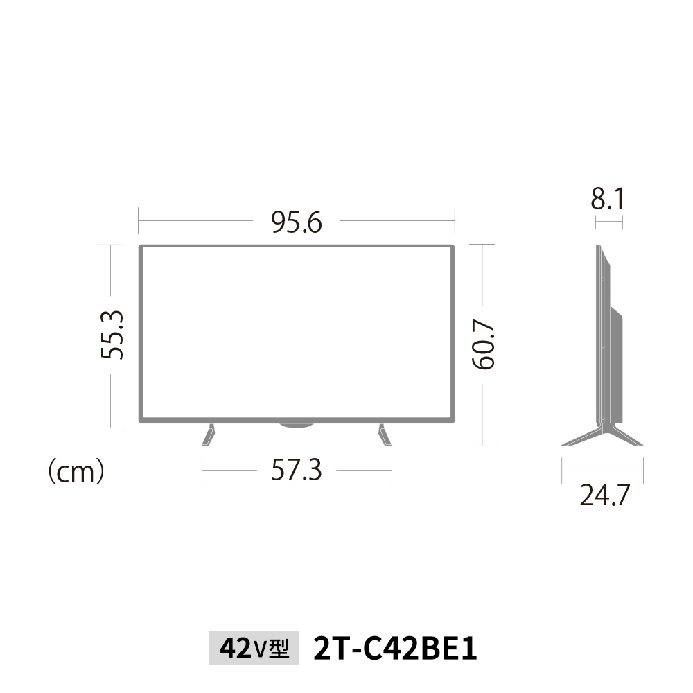 SHARP 2T-C42BE1 - テレビ