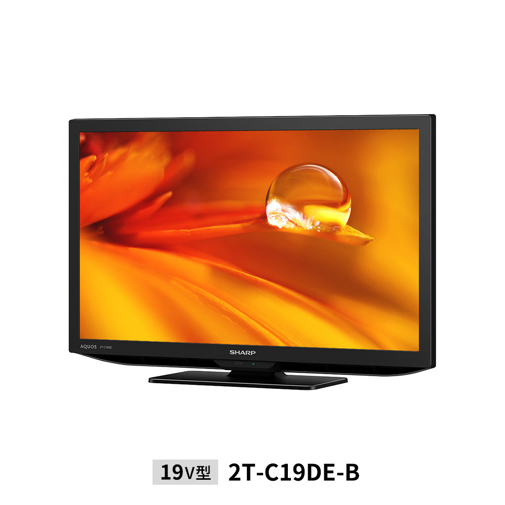 SHARP 2T-C19DE-B BLACK 液晶テレビSHARP - テレビ