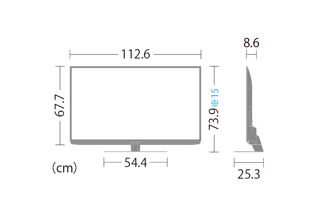 HDMI端子4端子シャープ 60V型 4K 液晶テレビ Android TV 4T-C60DN1