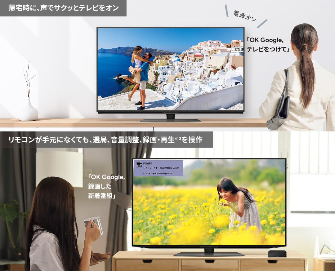 大きな画面でやりたいことをお手伝い”