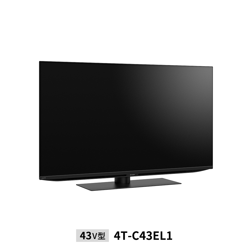 テレビ シャープ 43V型 4K 液晶 テレビ AQUOS 4T-C43EL1 Google TV Dolby Atmos (2022年モデル
