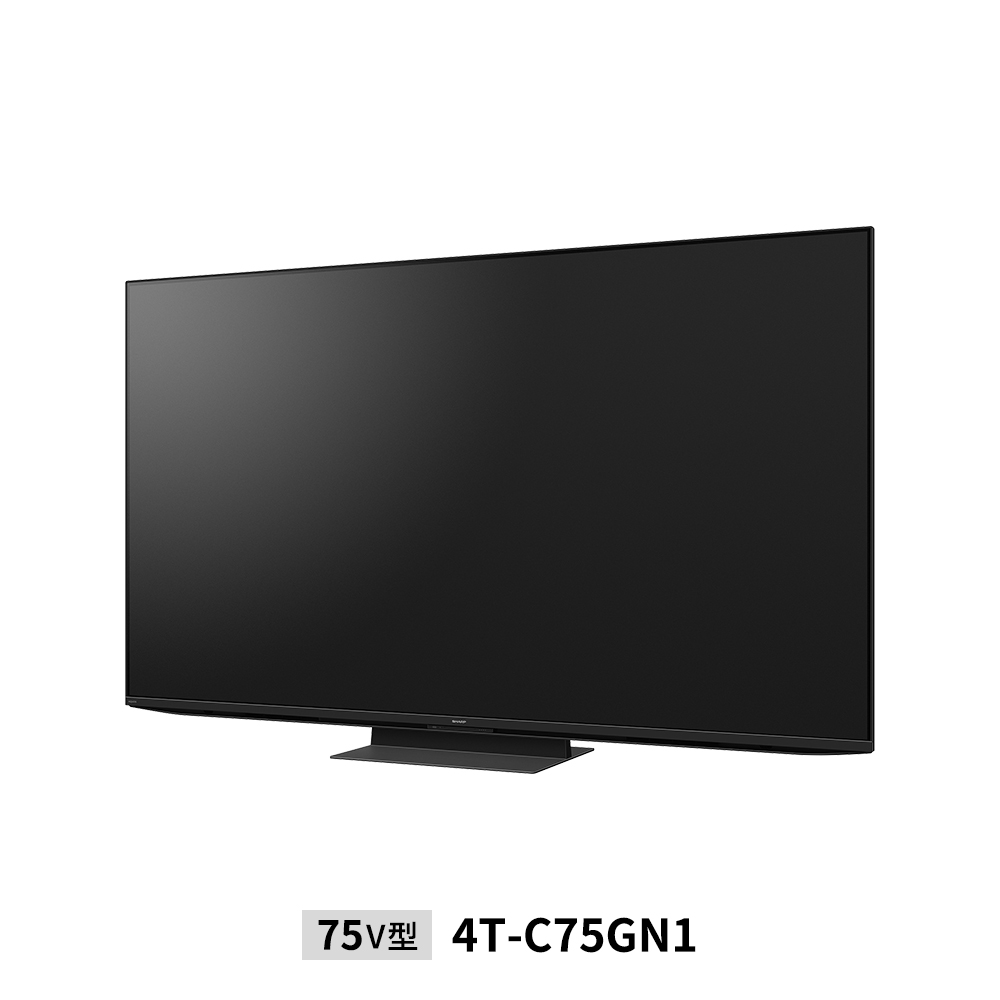 4K液晶テレビ:75V型4T-C75GN1:左振り