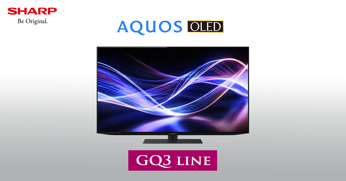 AQUOS OLED GQ3ライン | テレビ:シャープ AQUOS OLED GQ3ライン | テレビ:シャープ