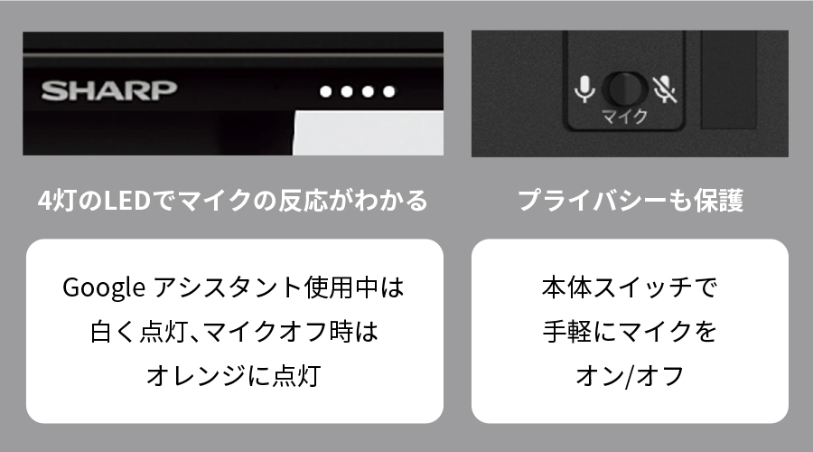 AQUOSならではの使いやすさも充実