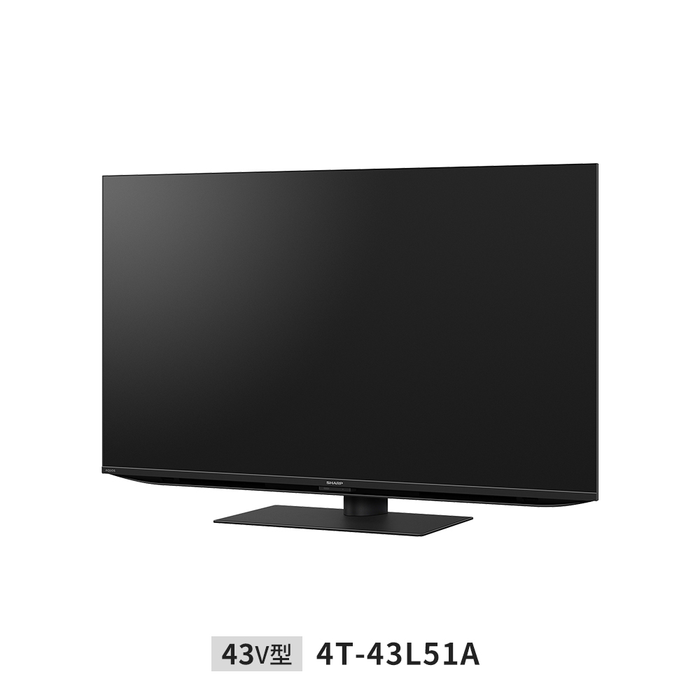 液晶テレビ:43V型4T-43L51A:左振り
