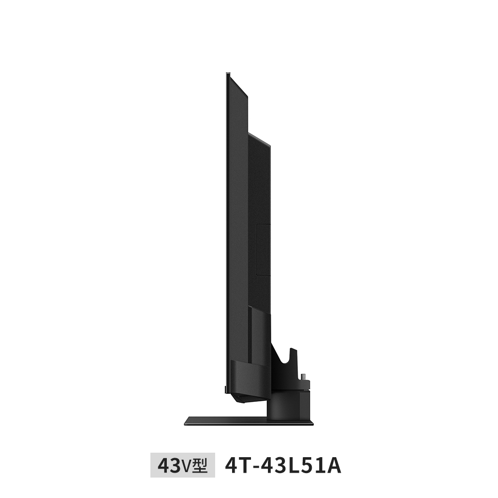 液晶テレビ:43V型4T-43L51A:側面