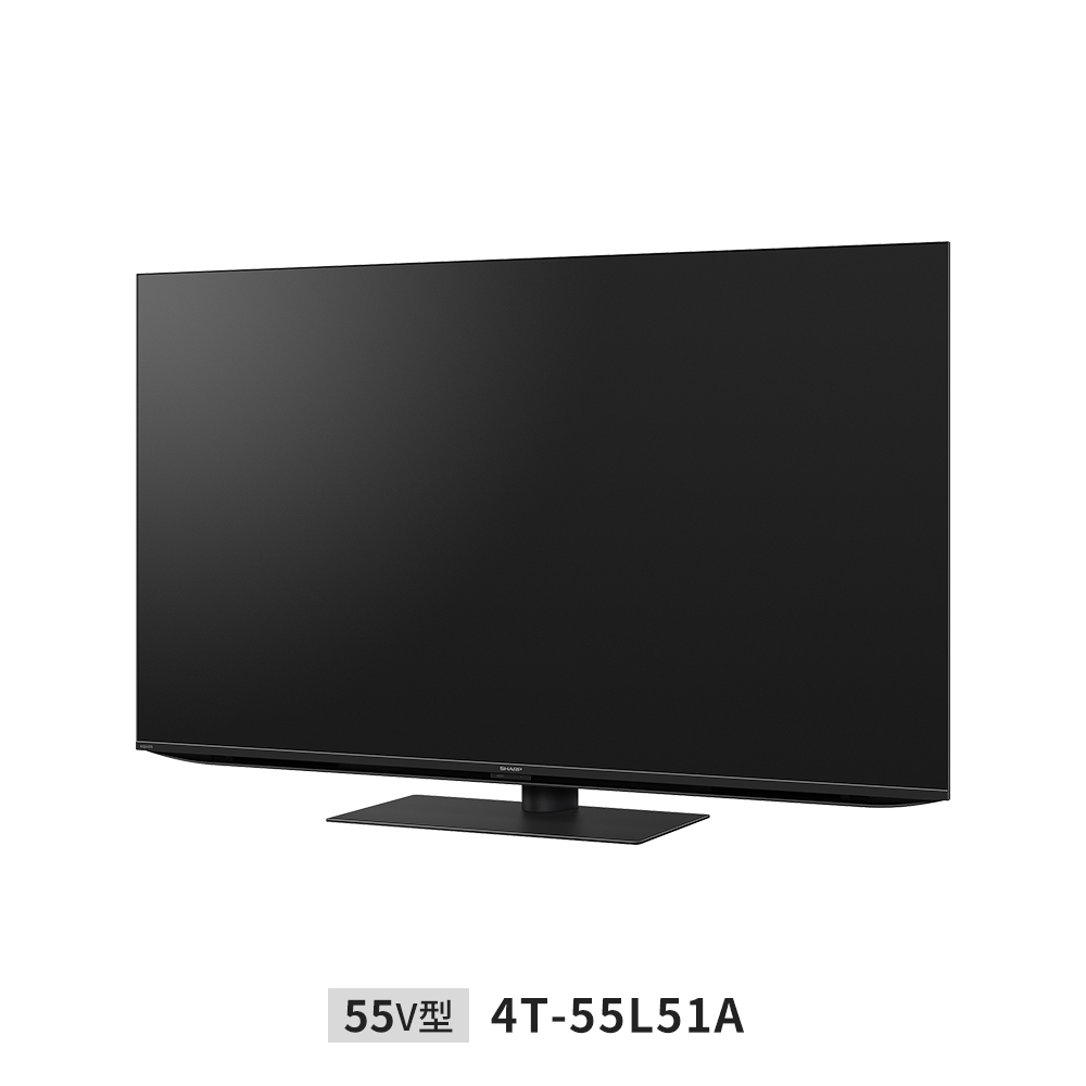 液晶テレビ:55V型4T-55L51A:左振り