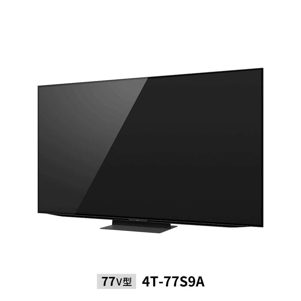 4K有機ELテレビ:77V型4T-77X7A:左振り
