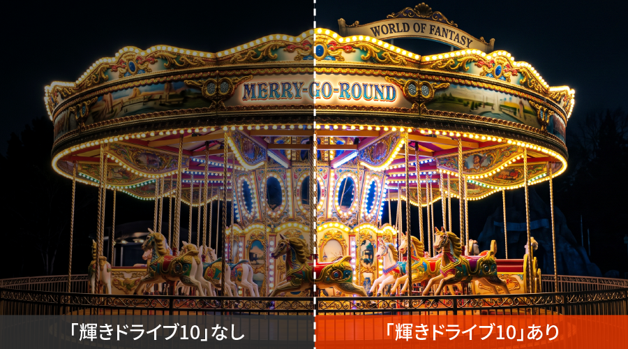 輝きドライブ10の効果イメージ