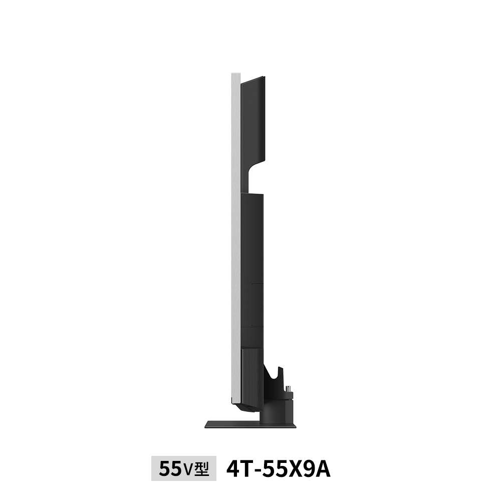 量子ドット/mini LEDテレビ:55V型4T-55X9A:側面