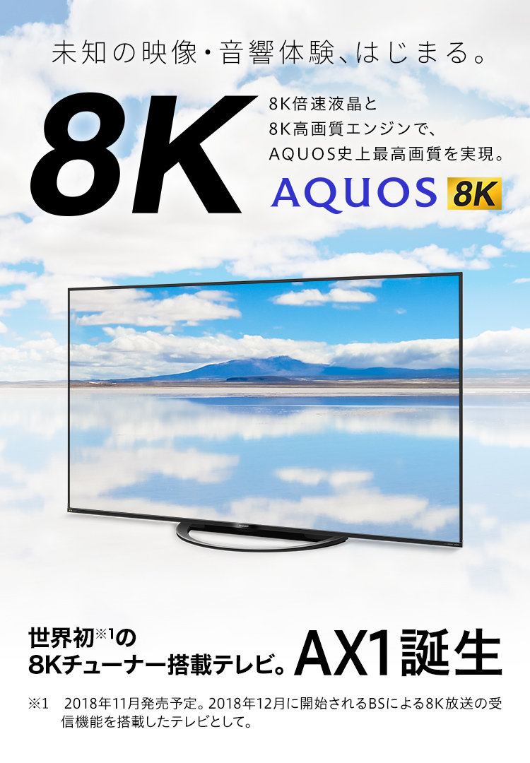 8K 未知の映像・音響体験、はじまる。 | 究極のリアリズムを追求