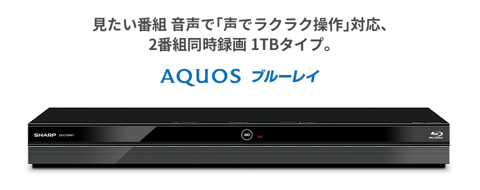 SHARP AQUOS ブルーレイ 2B-C10BW1-