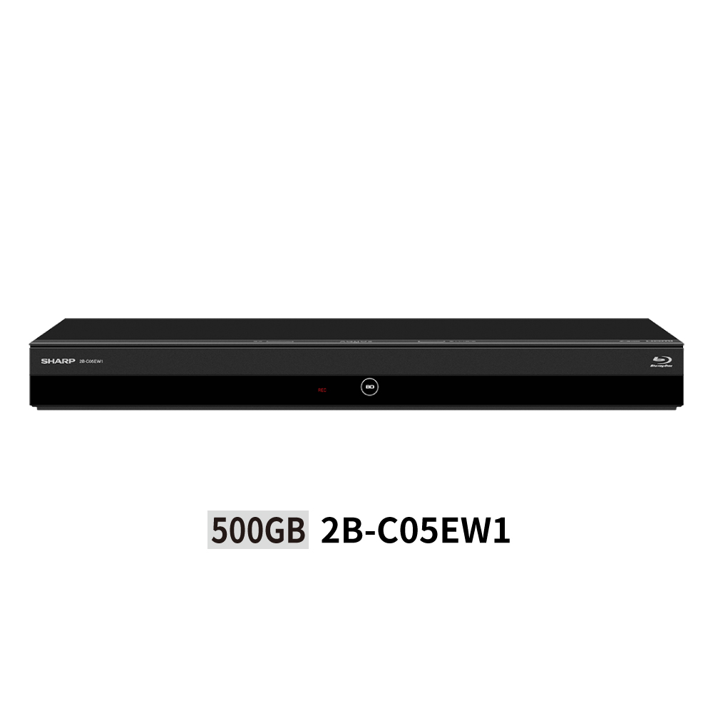 SHARP AQUOS 2B-C05BW1 2019年製ドラ丸・W録画500GB 【限定セール！】 - レコーダー