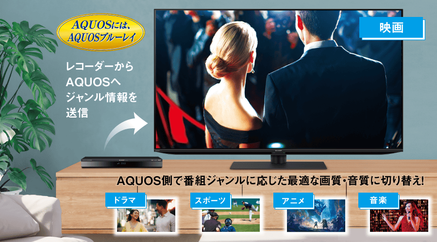 AIオート高画質・高音質のイメージ