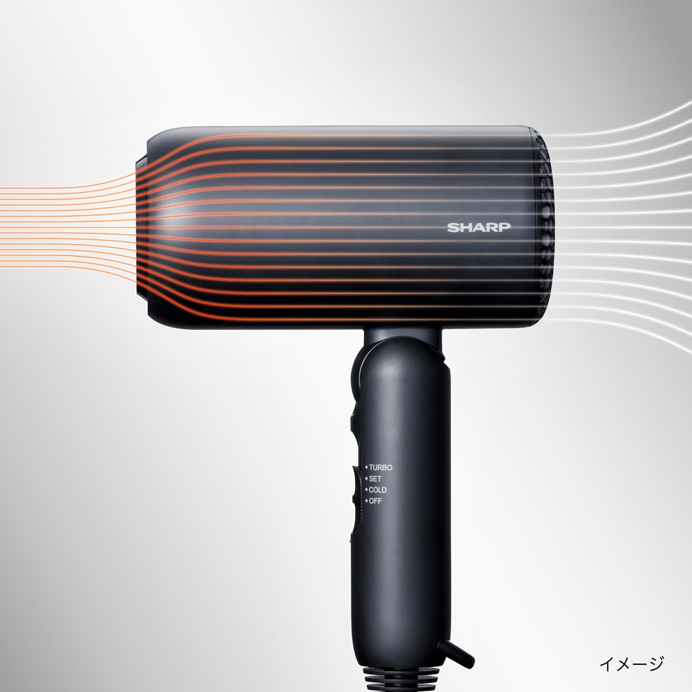 ディンプルフロードライヤーIB-P300気流イメージ