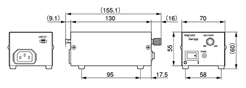IV-LP11D (外形寸法図)