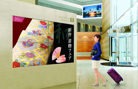 シャープのデジタルサイネージ