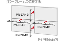 ミラーフレームPN-ZR42/43