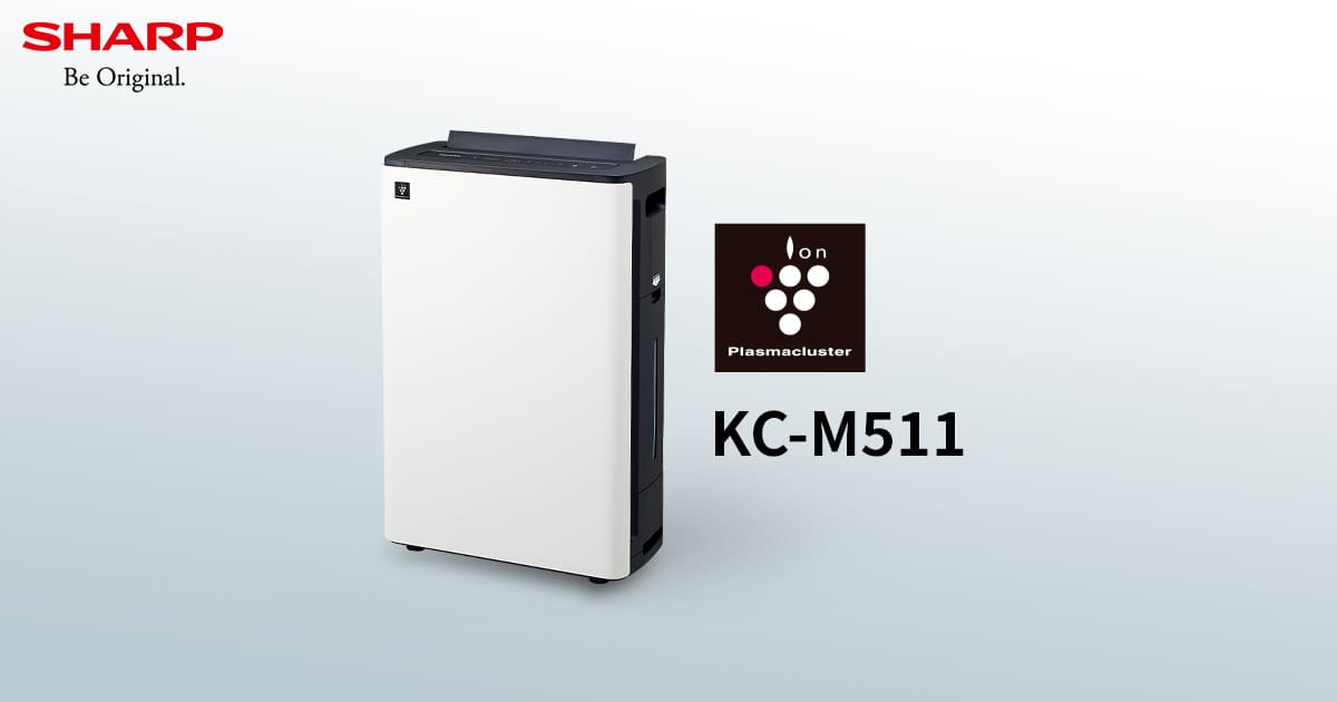 約18mシャープ SHARP 空気清浄機 加湿 KC-M511 ホワイト