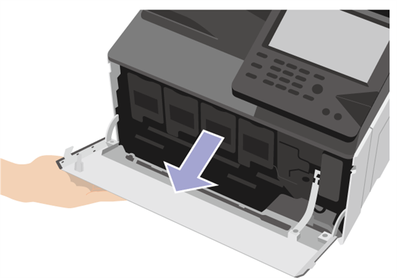 トナー回収容器を交換したい。｜複合機／コピー機／プリンター関連商品 