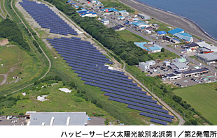 ハッピーサービス太陽光紋別北浜第1／第2発電所