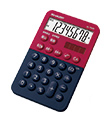 カラー・デザイン電卓 8桁 ミニミニナイスサイズタイプ EL-760R-RX(レッド系)