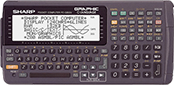 学校技術教育用ポケットコンピュータ PC-G850VS | 電卓：シャープ