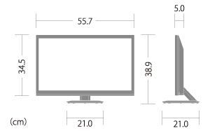 LC-24K40｜製品詳細｜薄型テレビ／液晶テレビ アクオス：シャープ