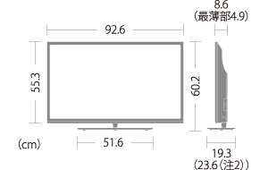 LC-40S5｜製品詳細｜薄型テレビ／液晶テレビ アクオス：シャープ