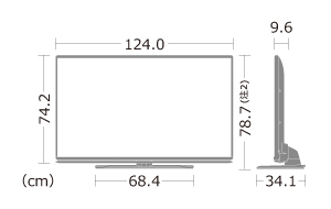 4T-C55AJ1｜製品詳細｜薄型テレビ／液晶テレビ アクオス：シャープ