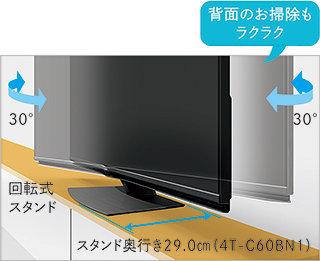 4T-C45BL1｜製品詳細｜薄型テレビ／液晶テレビ アクオス：シャープ