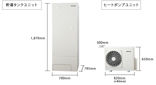 外形寸法図：WX-SB46FH