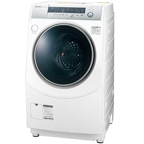 SHARP ES-H10E-WR WHITE 2021年製　ドラム式洗濯機