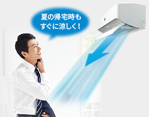 パワフルに冷やす