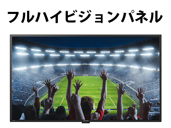 フルハイビジョンパネル(43V型)