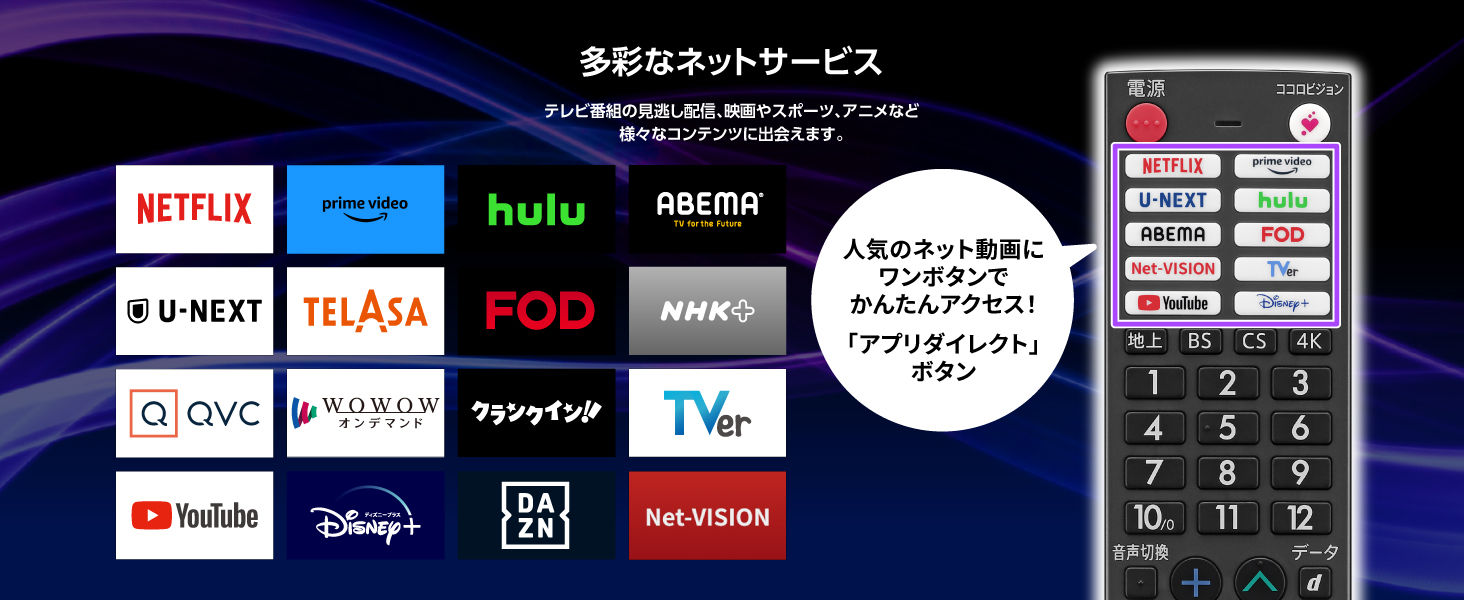 多彩なネットサービス