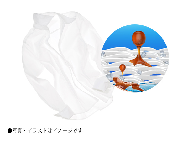 洗剤パワーを引き出す高濃度洗浄で、ガンコ汚れを強力に分解