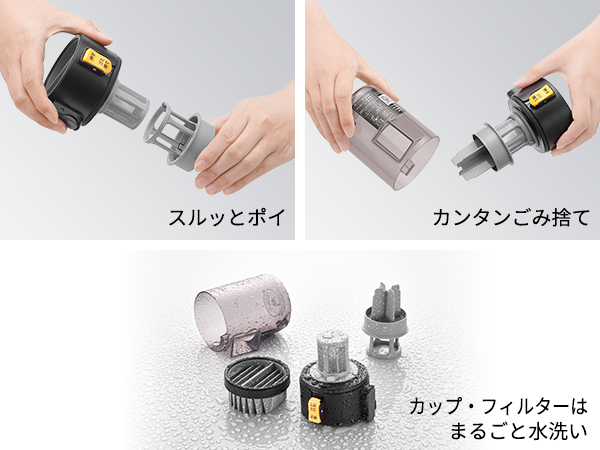 カンタンお手入れ