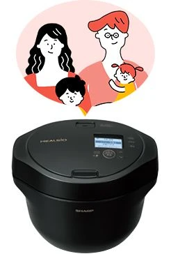 KN-HW24Hの写真と大家族イメージ