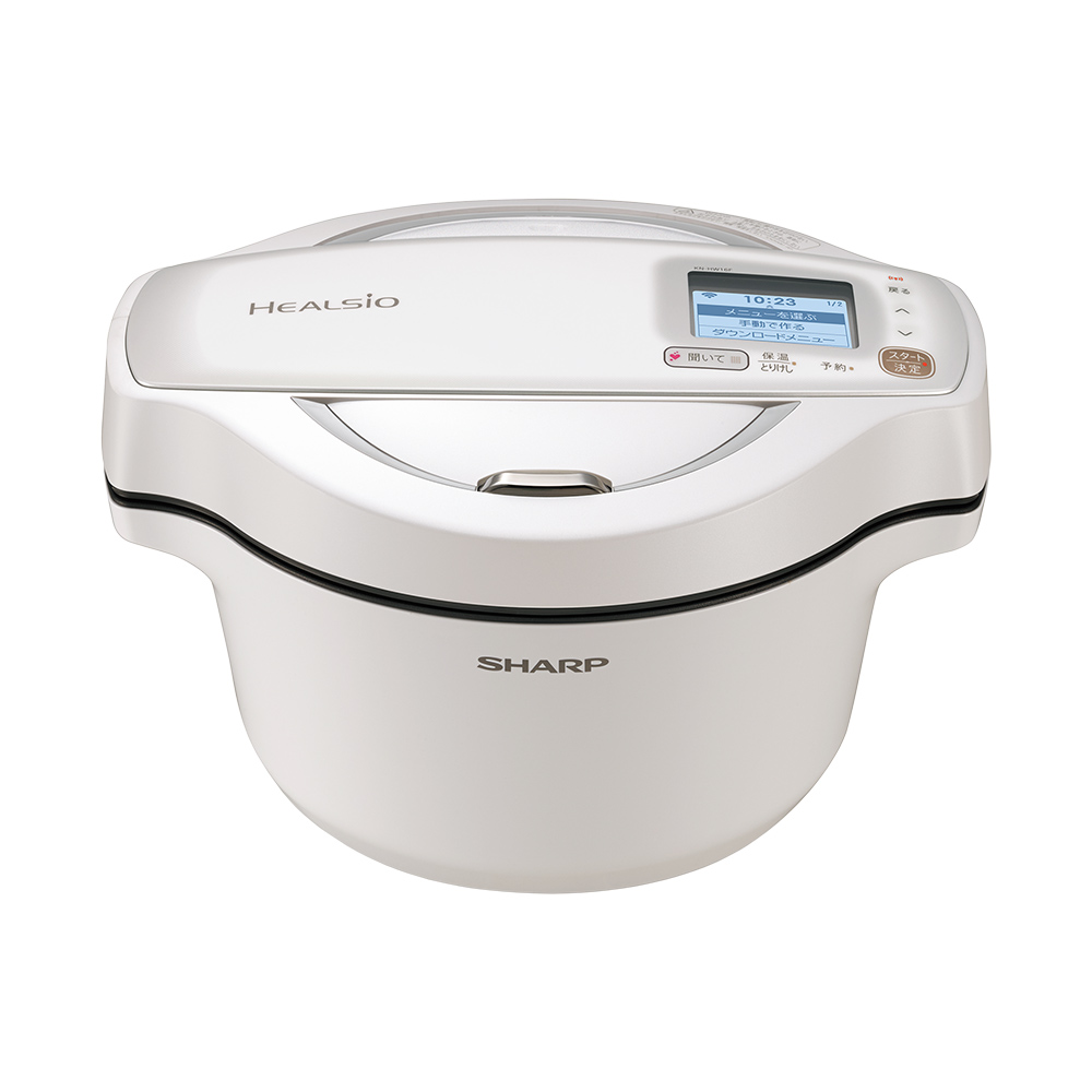 SHARP ヘルシオ ホットクック 1.6L KN-HW16F-W WHITE-