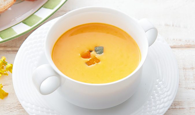 スープ（かぼちゃのポタージュ）